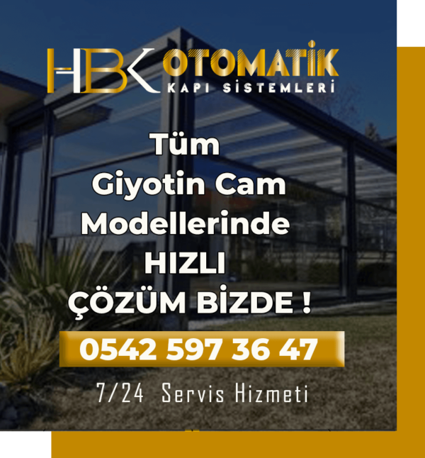 Giyotin Cam Montajı ve Tamiri